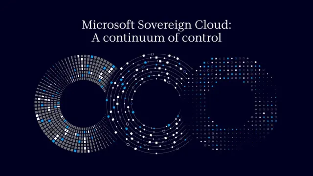 ภาพหัวเรื่อง Microsoft Sovereign Cloud: A continuum of control จาก Official Microsoft Blog