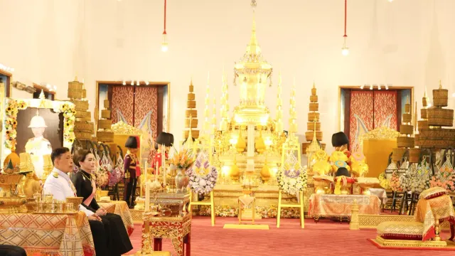 ภาพข่าวพระราชกรณียกิจ การพระราชพิธีทรงบำเพ็ญพระราชกุศลสตมวาร (100 วัน) วันที่ 18 กันยายน 2569