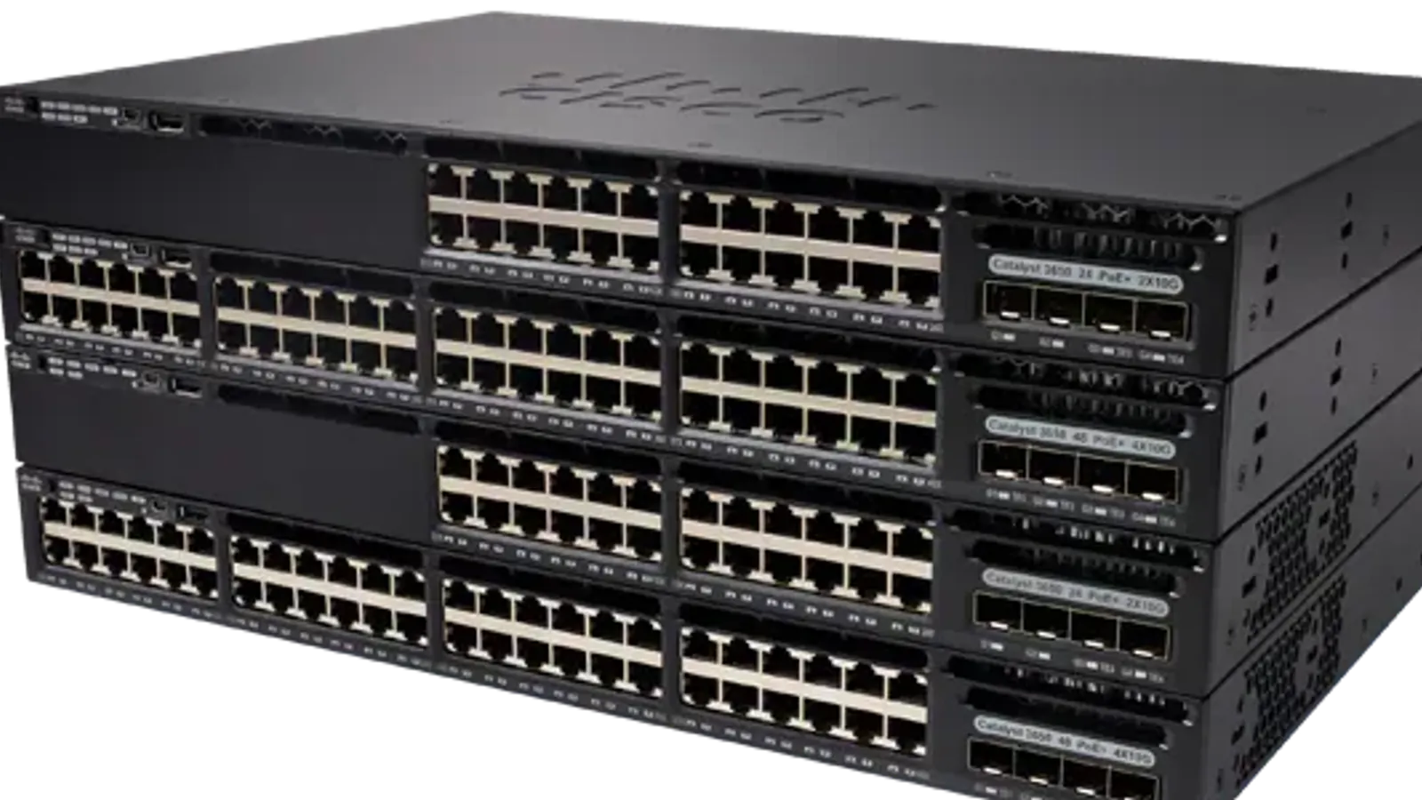 สวิตช์ Cisco Catalyst 3650 ซ้อนกันหลายเครื่อง รุ่นที่ Catalyst 3650 หมดซัพพอร์ต 31 ตุลาคม 2026