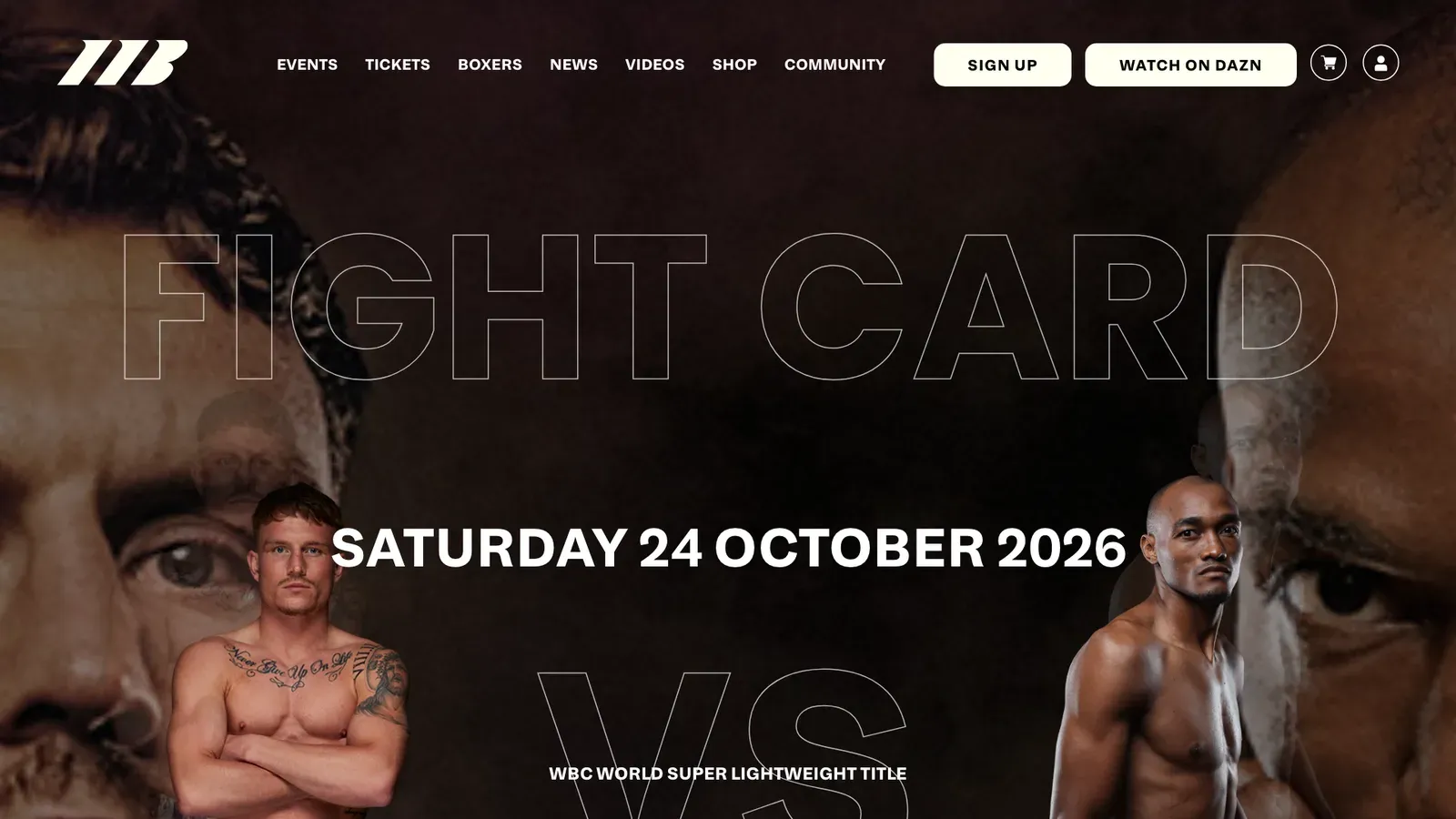 หน้าคู่ชกของ Matchroom Boxing ประกาศ Dalton Smith (19-0) พบ Alberto Puello (25-1) ชิงแชมป์โลก WBC รุ่นซูเปอร์ไลต์เวต วันเสาร์ที่ 24 ตุลาคม 2026