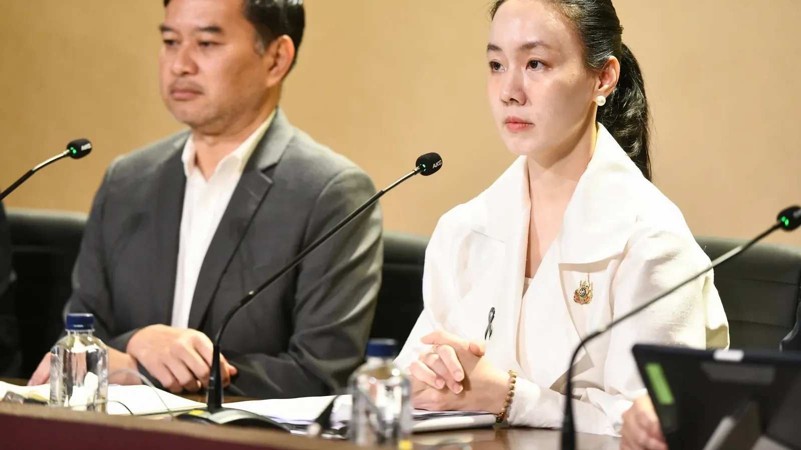 การแถลงความคืบหน้าการจ่ายเงินเยียวยาผู้ประสบภัยน้ำท่วม ที่ศูนย์ข้อมูลข่าวสารร่วมสถานการณ์น้ำท่วม (JICC) ทำเนียบรัฐบาล 8 ตุลาคม 2569