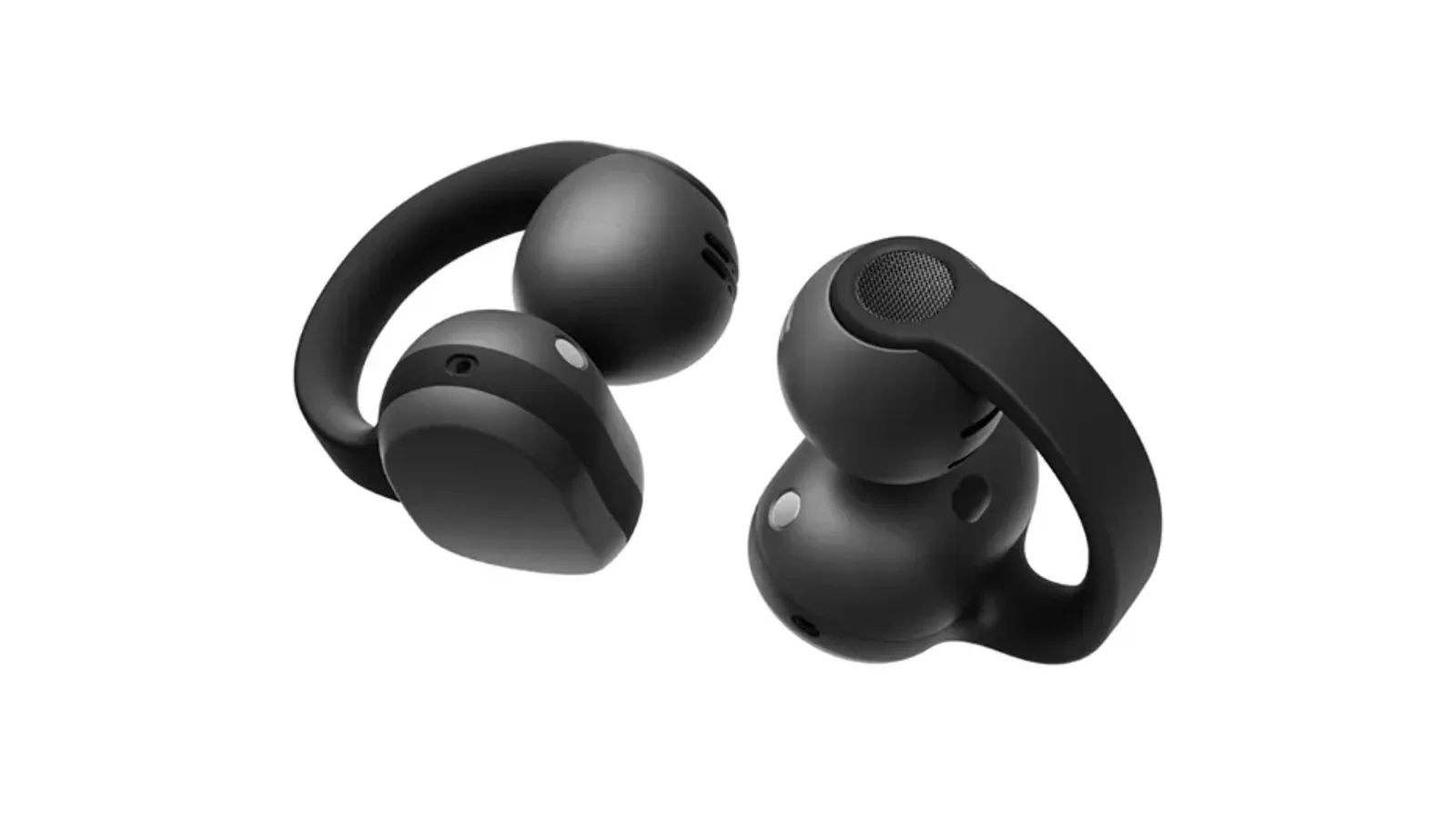 Galaxy Buds On หูฟังไร้สายแบบคลิปหูสีดำ ภาพผลิตภัณฑ์จาก Samsung