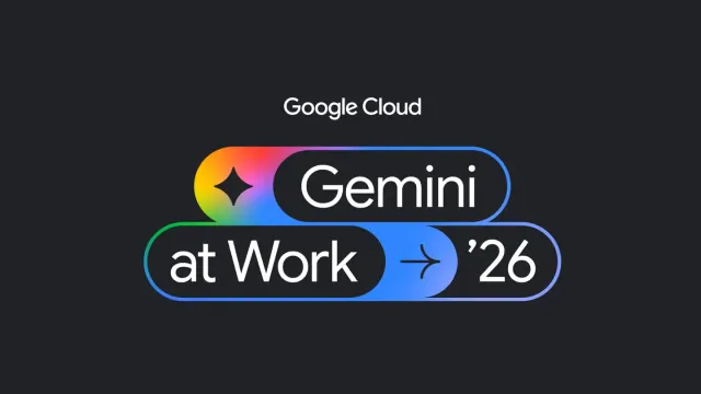 ภาพโลโก้งาน Google Cloud Gemini at Work 2026 ที่เปิดตัว Gemini agent บนพื้นสีเข้ม