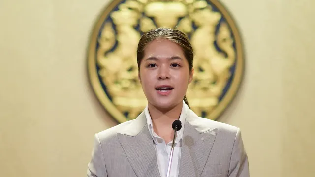 ภาพที่เว็บไซต์รัฐบาลไทยเผยแพร่พร้อมคำแถลงเรื่องร่างพระราชกฤษฎีกาเวนคืนรถไฟความเร็วสูง ระยะที่ 2 ที่ทำเนียบรัฐบาล 14 ตุลาคม 2569