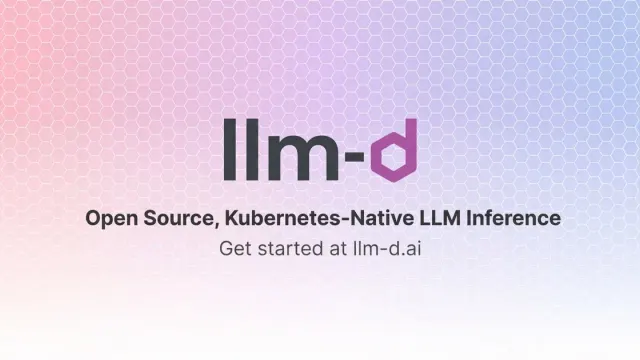 ภาพประกาศของโครงการ llm-d ซอฟต์แวร์โอเพนซอร์สสำหรับรัน LLM บน Kubernetes