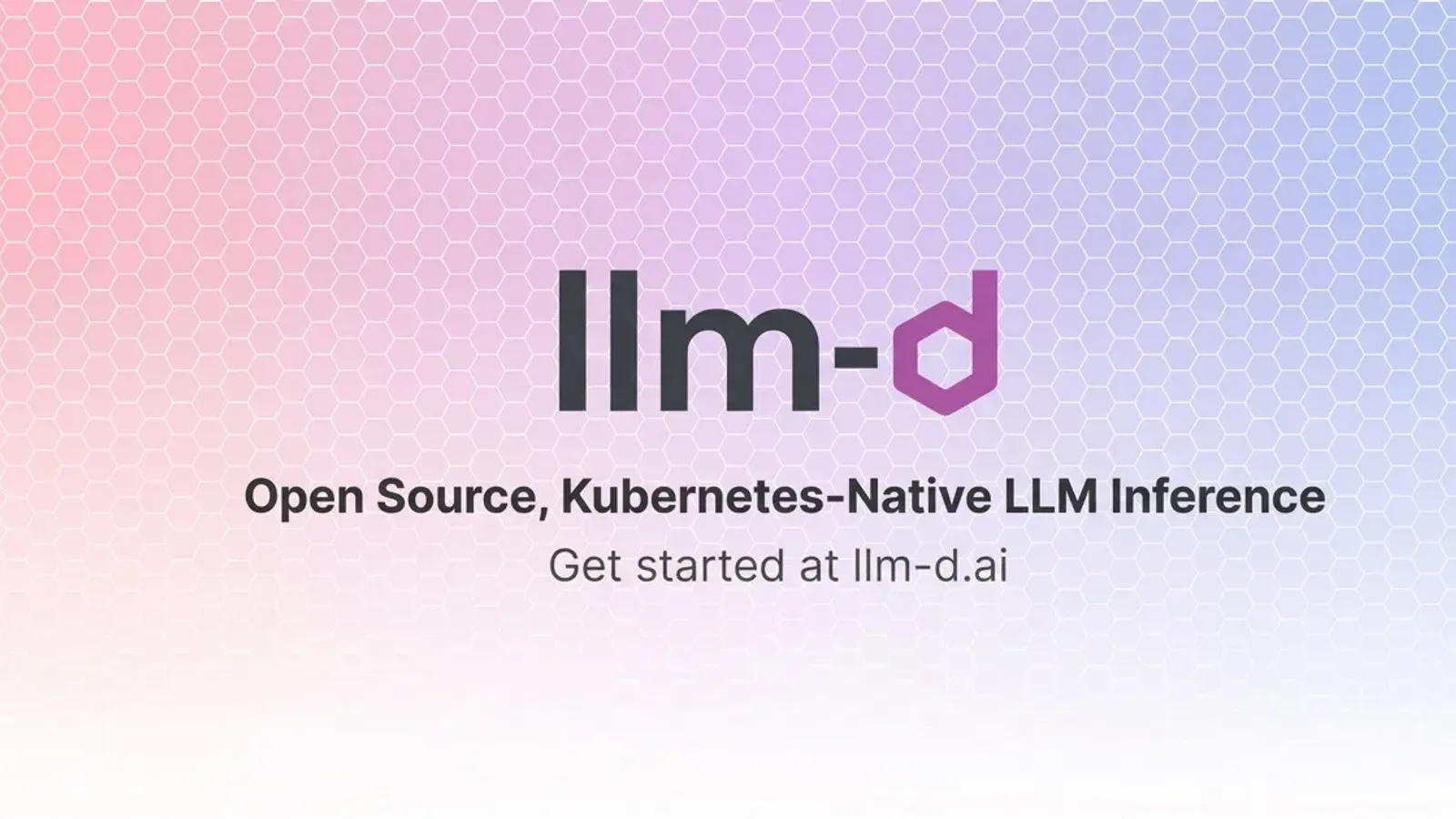 ภาพประกาศของโครงการ llm-d ซอฟต์แวร์โอเพนซอร์สสำหรับรัน LLM บน Kubernetes