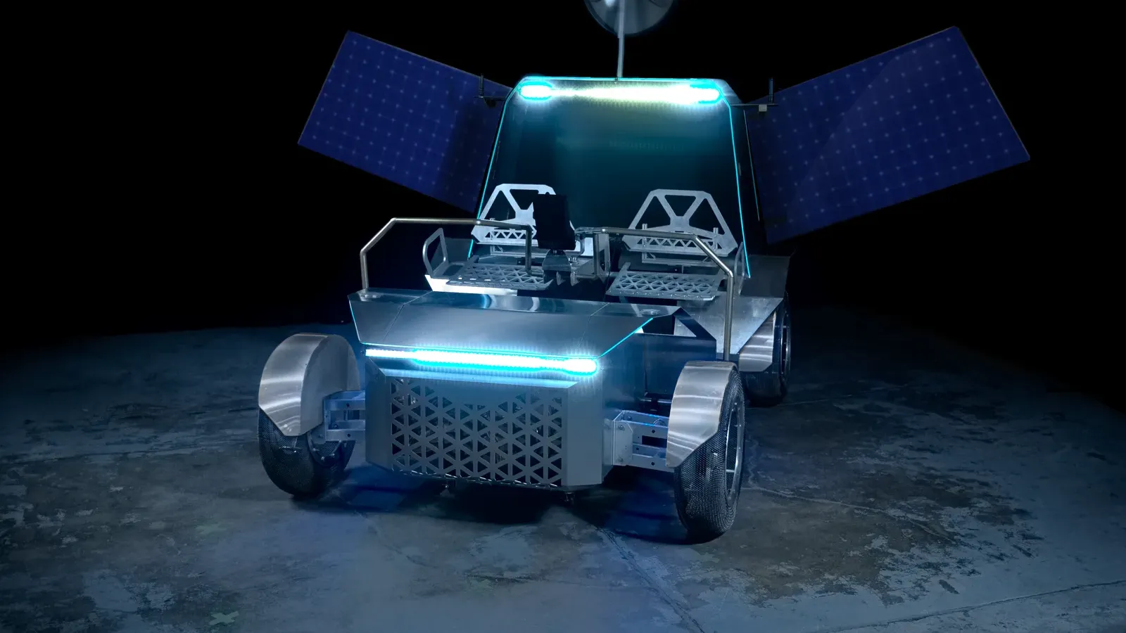 ต้นแบบขนาดเท่าจริงของรถ Pegasus รถสำรวจดวงจันทร์ Moon Base แบบ LTV ของ Lunar Outpost