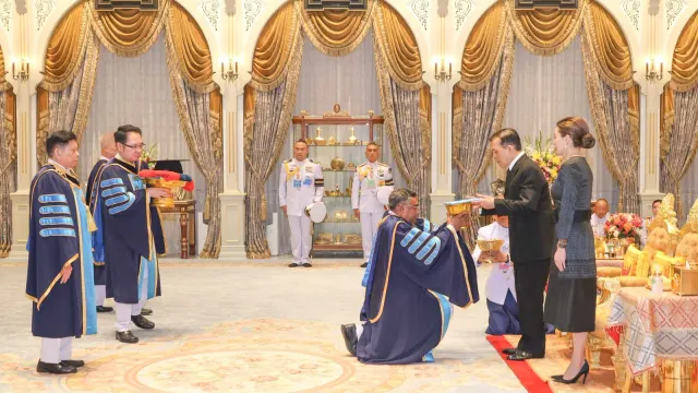 ม.อ. ถวายปริญญา ณ พระที่นั่งอัมพรสถาน พระราชวังดุสิต วันที่ 12 ตุลาคม 2569