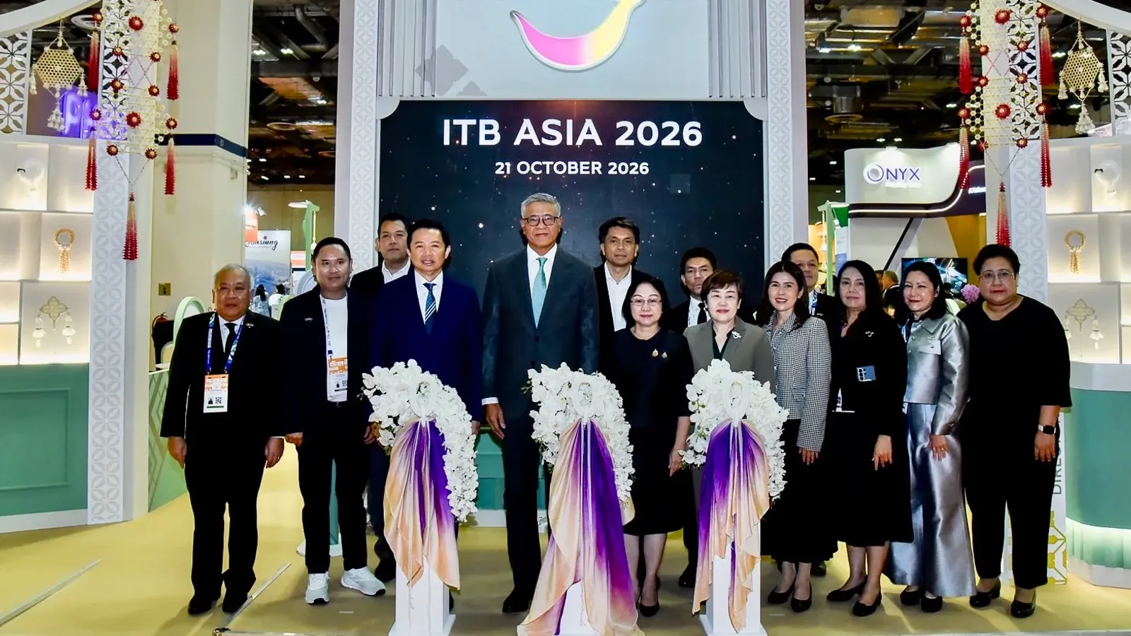 ผู้บริหาร ททท. และคณะร่วมพิธีเปิด Thailand Pavilion ในงาน ททท. ITB Asia 2026 ที่สิงคโปร์ วันที่ 21 ตุลาคม 2026