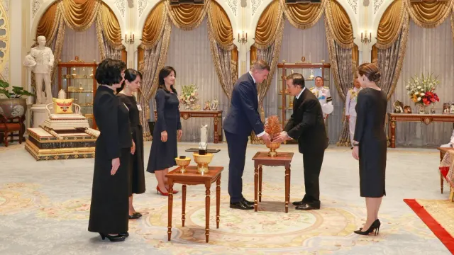 เฝ้าทูลละอองธุลีพระบาท ณ พระที่นั่งอัมพรสถาน พระราชวังดุสิต วันที่ 28 ตุลาคม 2569