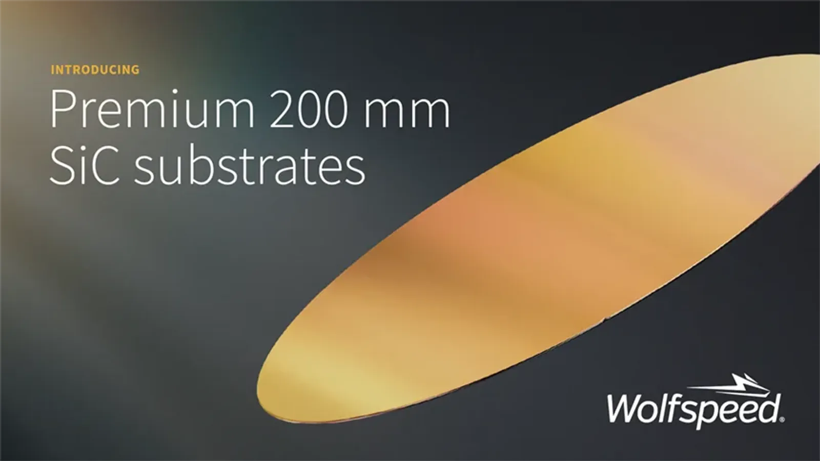 เวเฟอร์ silicon carbide ขนาด 200 มม. ของ Wolfspeed จากประกาศเปิดตัว Premium 200 mm SiC substrates เดือนกันยายน 2026