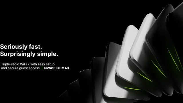 ภาพเปิดตัว NWA90BE MAX Access Point Wi-Fi 7 สามคลื่นของ Zyxel