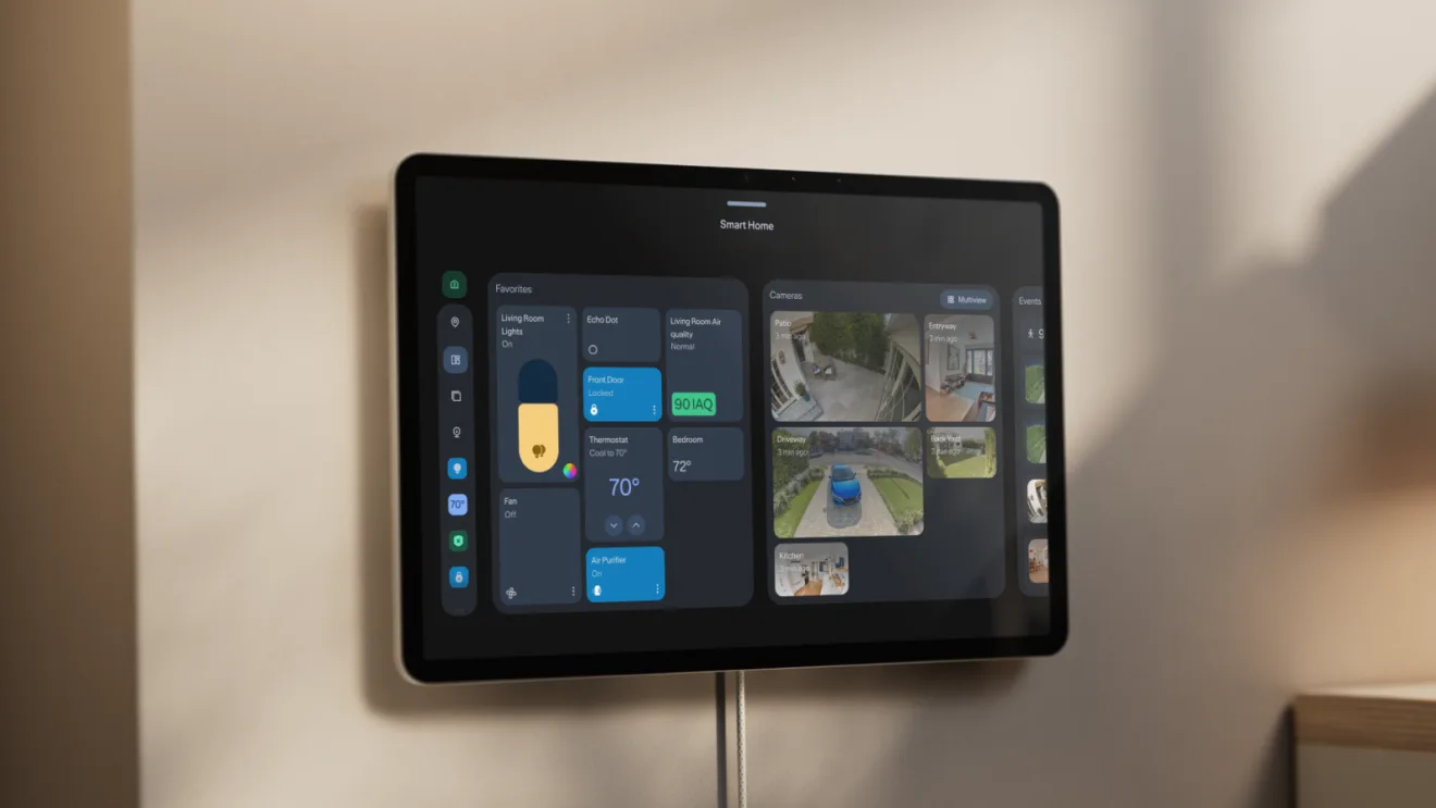 Echo Show 16 แสดงหน้าควบคุมบ้านอัจฉริยะ