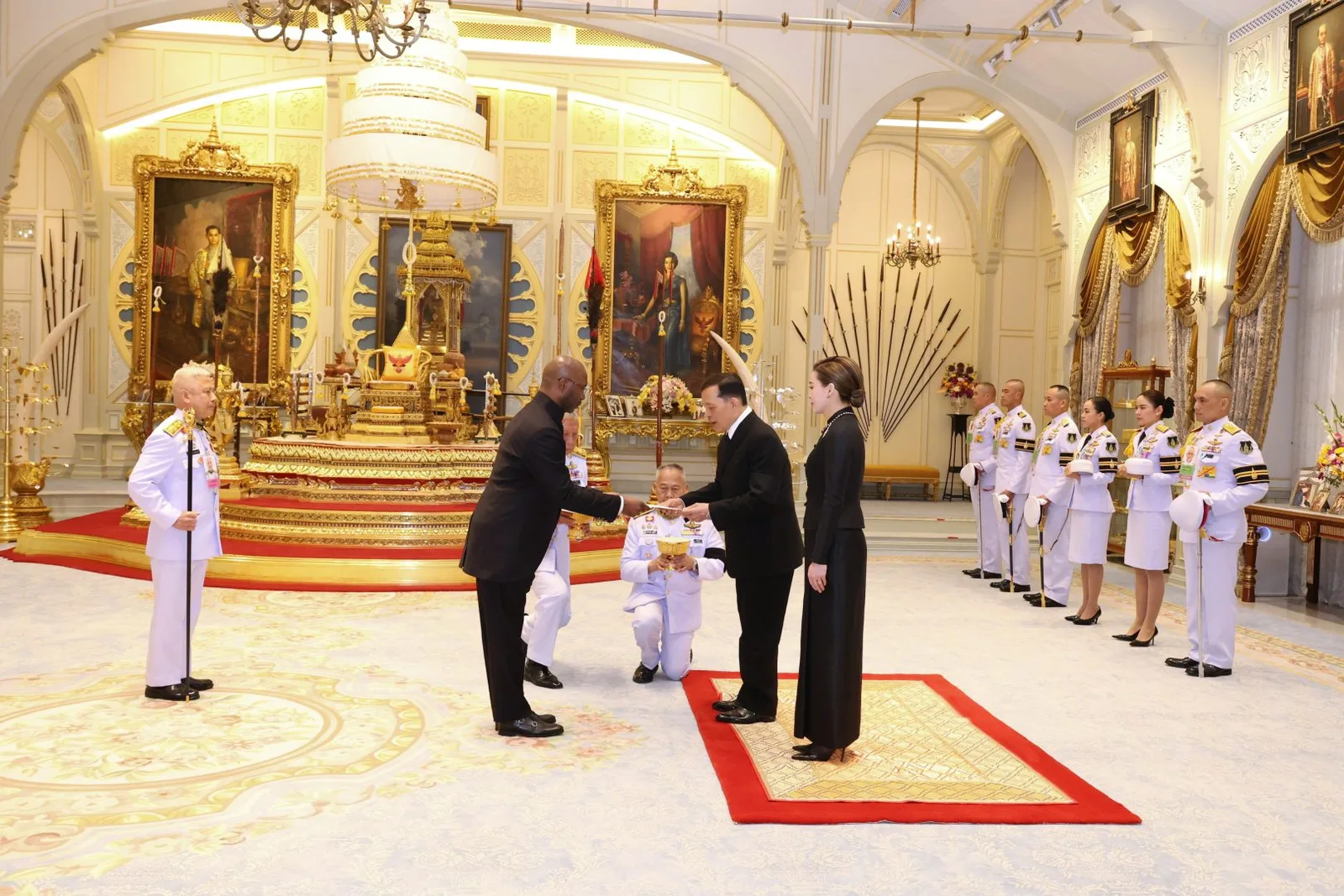 เอกอัครราชทูตต่างประเทศประจำประเทศไทย เฝ้าทูลละอองธุลีพระบาท ถวายอักษรสาส์นตราตั้ง วันที่ 21 กันยายน 2569