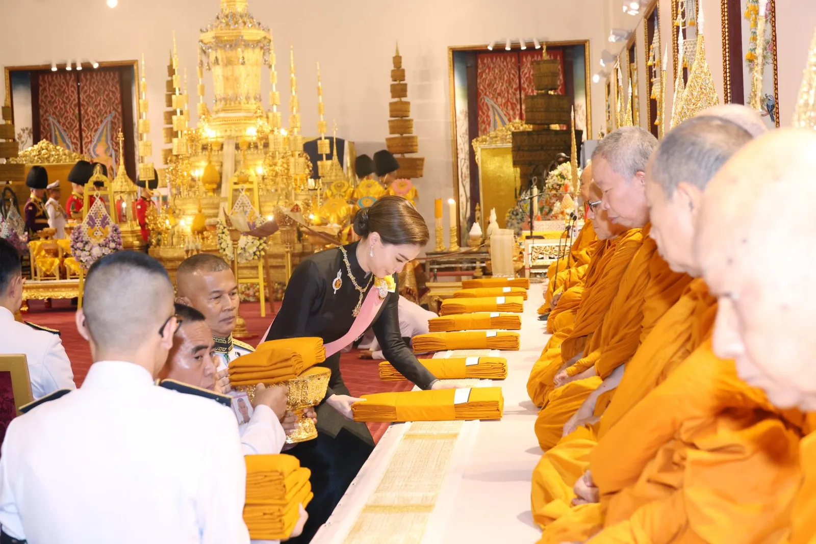 ภาพข่าวพระราชกรณียกิจ การพระราชพิธีทรงบำเพ็ญพระราชกุศลสตมวาร (100 วัน) วันที่ 19 กันยายน 2569
