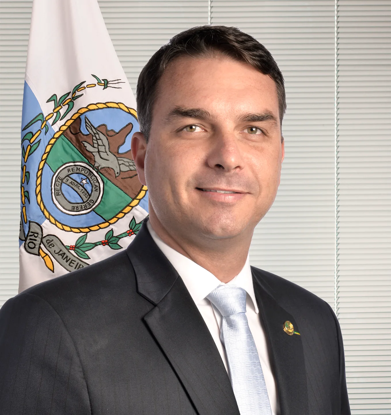 ภาพทางการของฟลาวิโอ โบลโซนาโร (Flávio Bolsonaro) ผู้สมัครที่แพ้เลือกตั้งบราซิล 2026 จากวุฒิสภาบราซิล