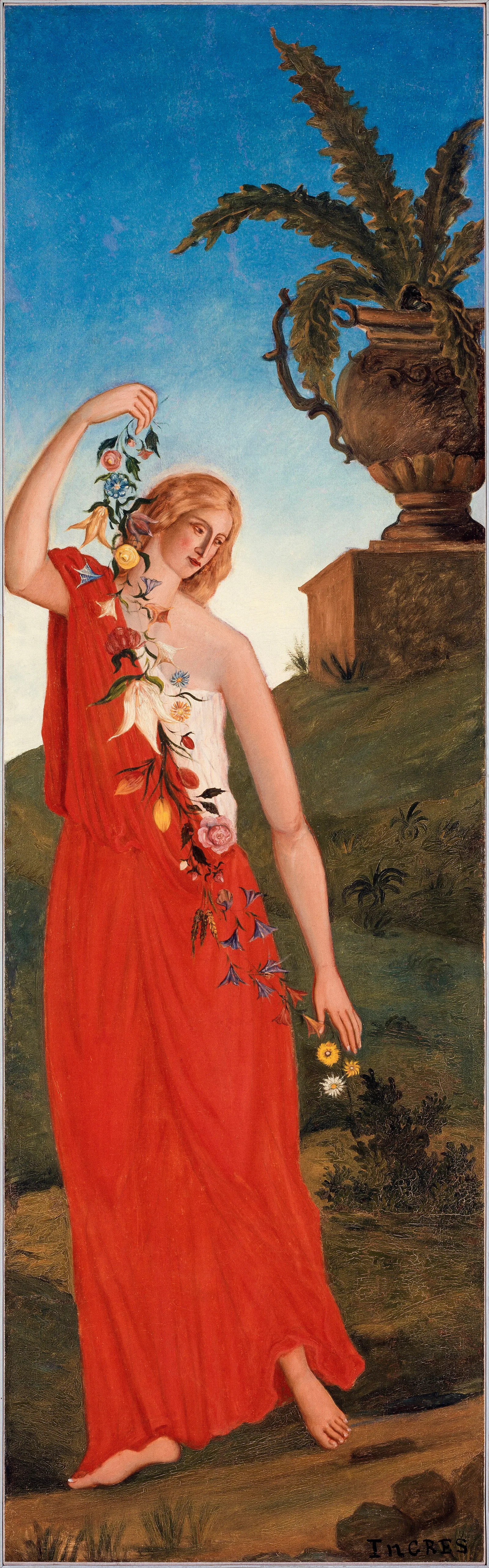 ภาพ Le printemps จากชุด Four Seasons ของ Paul Cézanne ที่ Petit Palais ปารีส