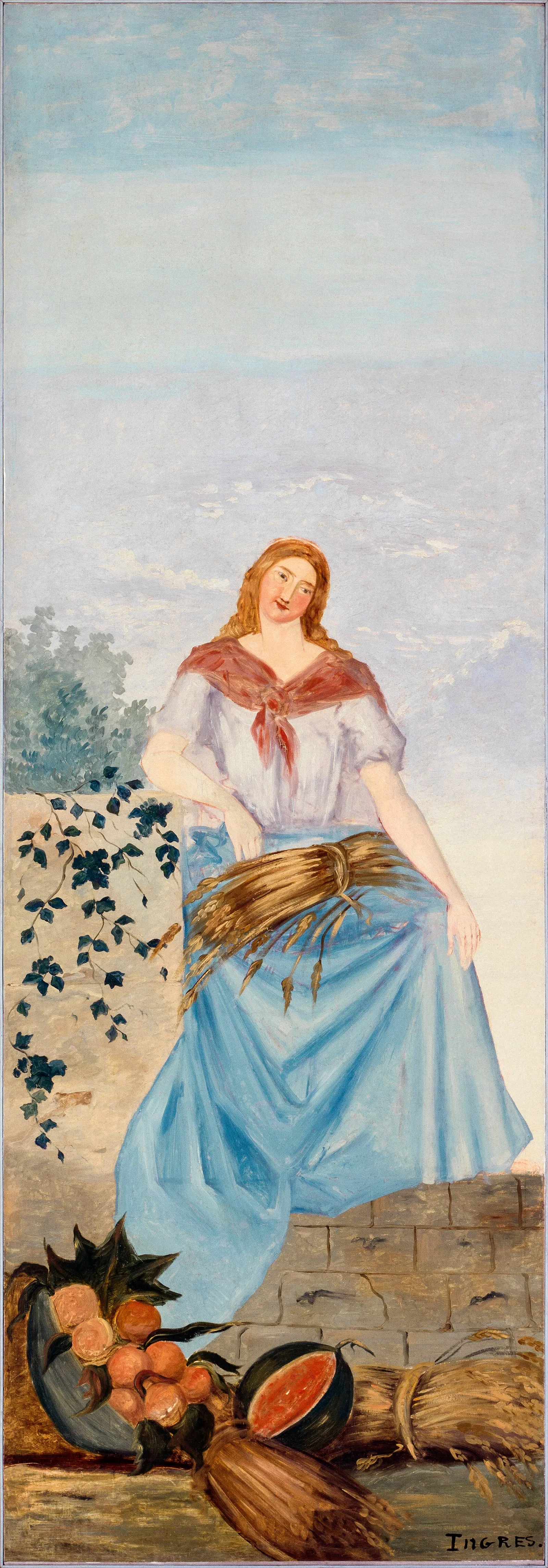 ภาพ L'été จากชุด Four Seasons ของ Paul Cézanne ที่ Petit Palais ปารีส