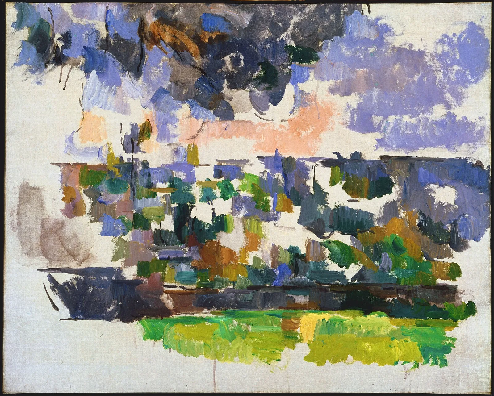 ภาพ The Garden at Les Lauves โดย Paul Cézanne ปี 1906