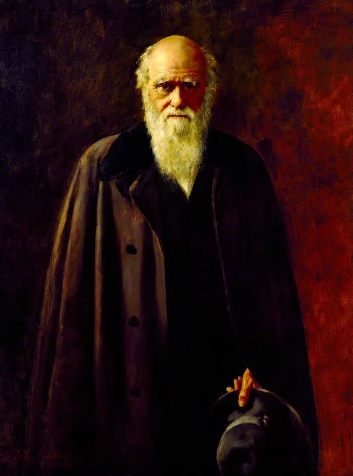 ภาพเหมือน Charles Darwin โดย John Collier ในคอลเลกชันของ Down House