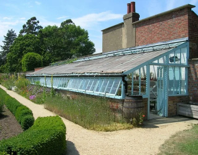 โรงเรือนของ Darwin ที่ Down House ภาพถ่ายเมื่อ 25 มิถุนายน 2009
