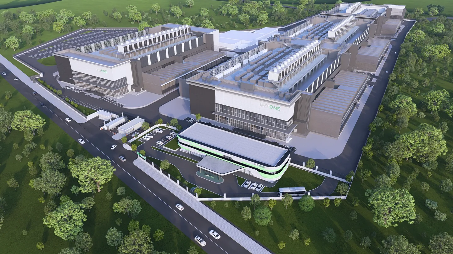 ภาพจำลองแคมปัส Chonburi Tech Park ของ DayOne ในจังหวัดชลบุรี