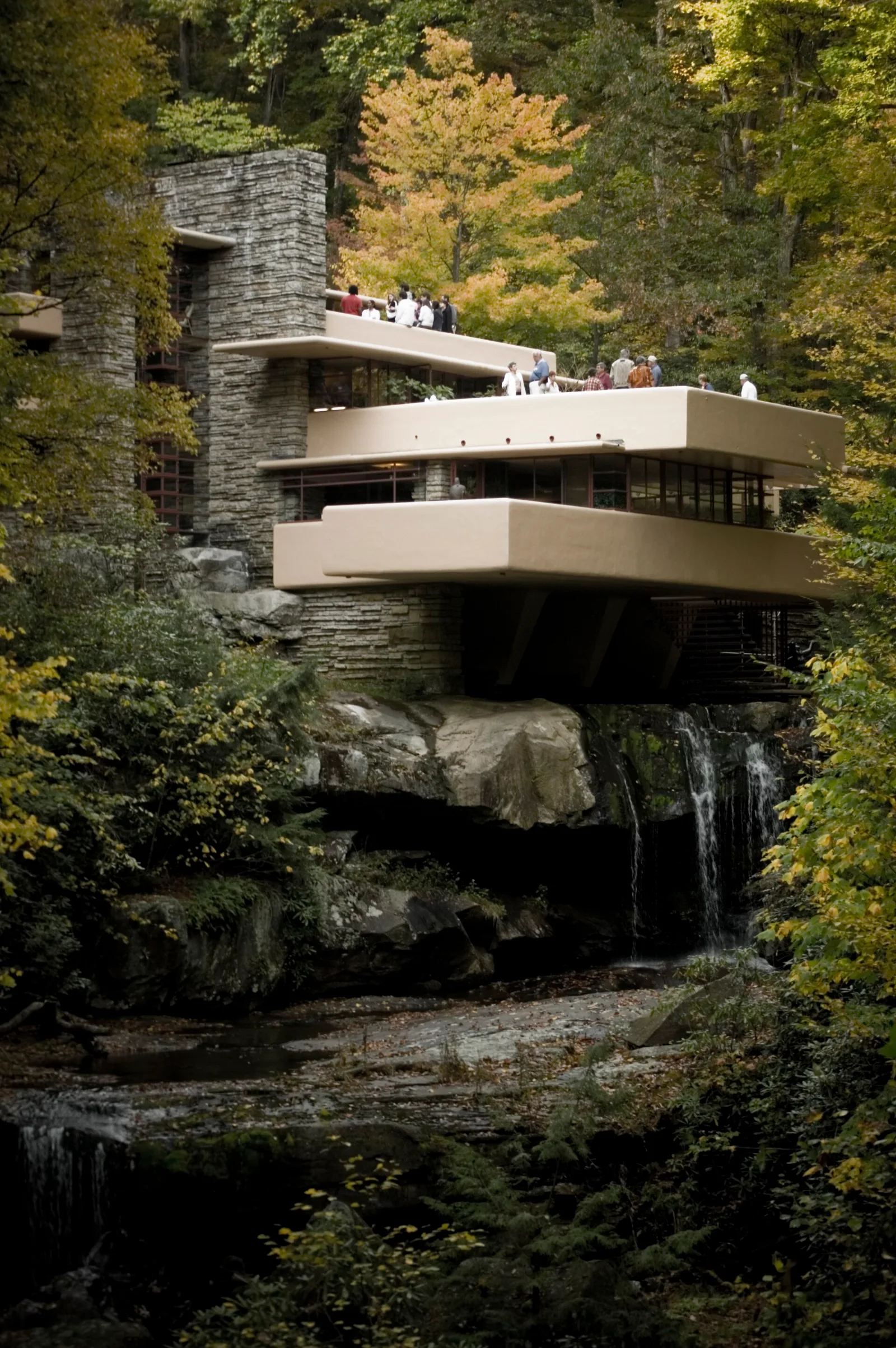 บ้าน Fallingwater ในฤดูใบไม้ร่วง ปี 2007