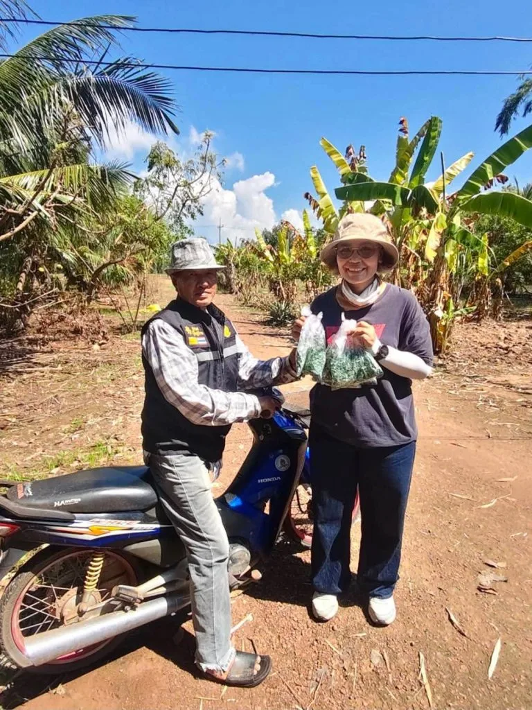 เจ้าหน้าที่เกษตรกับเกษตรกรในจังหวัดปราจีนบุรี เดือนตุลาคม 2569