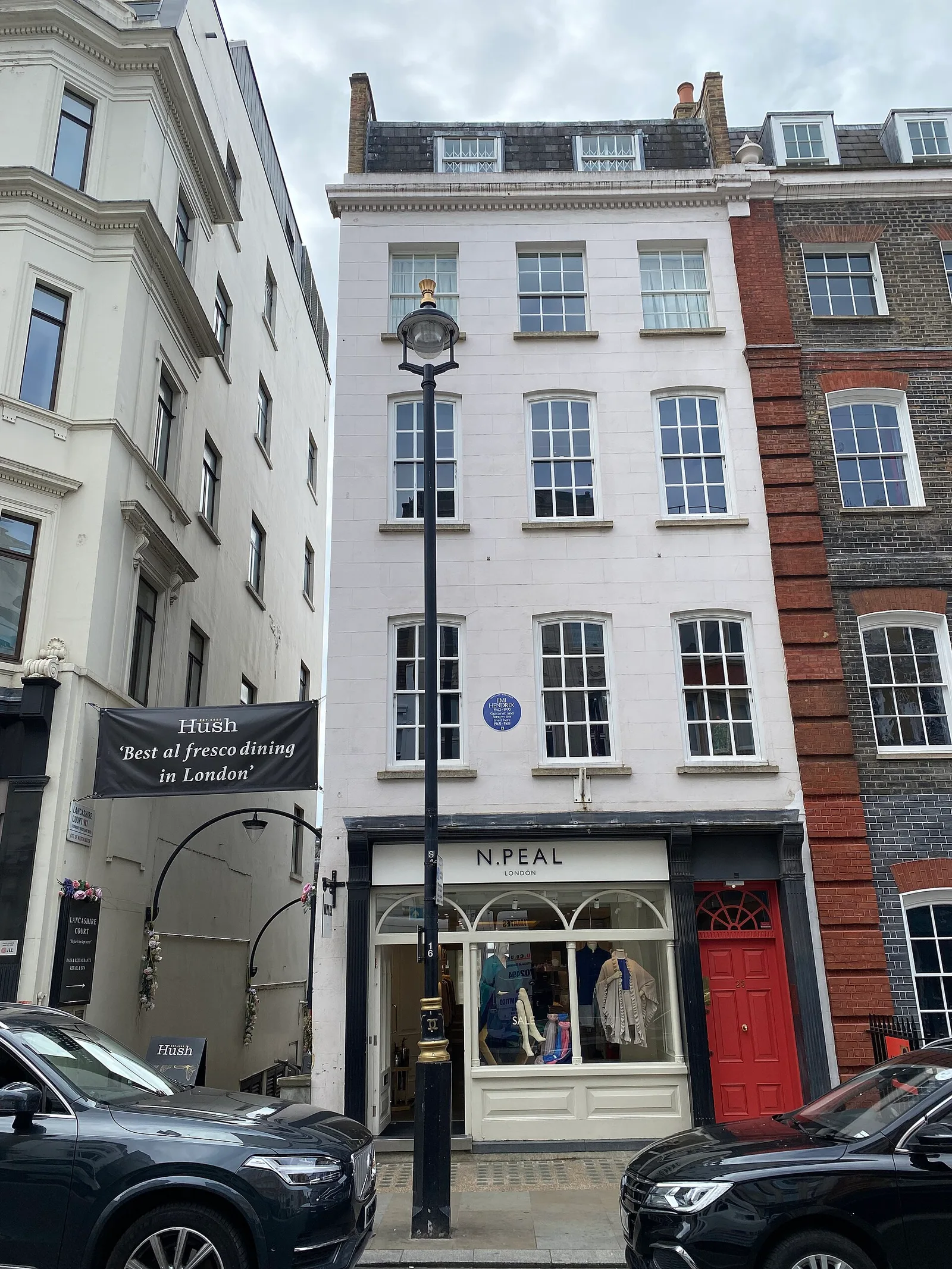 อาคารเลขที่ 23 Brook Street อาคารขึ้นทะเบียนของ Historic England เลขที่ 1219852 ภาพถ่ายเดือนมิถุนายน 2023