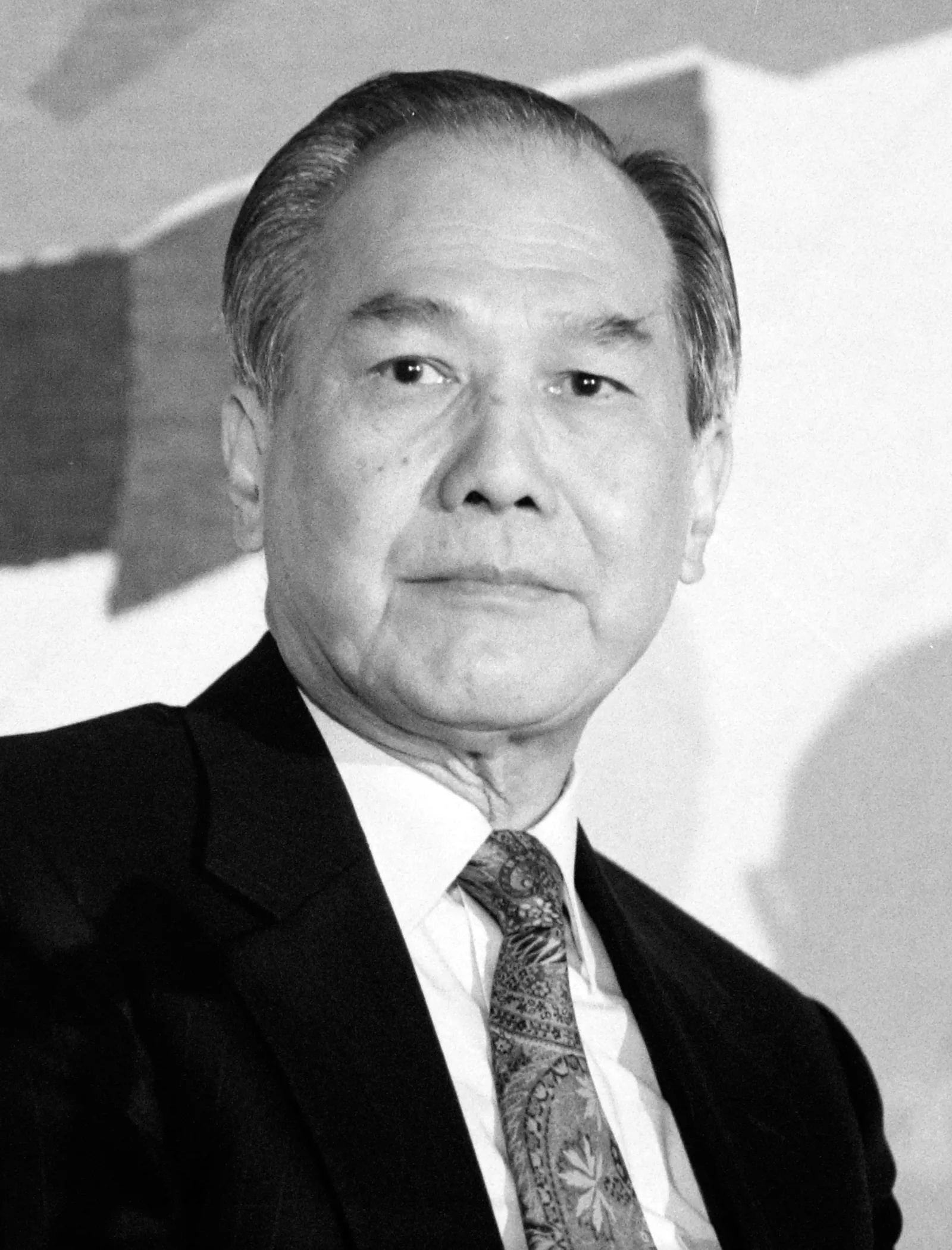 ภาพขาวดำอานันท์ ปันยารชุน ในงาน St. Gallen Symposium ปี 1995