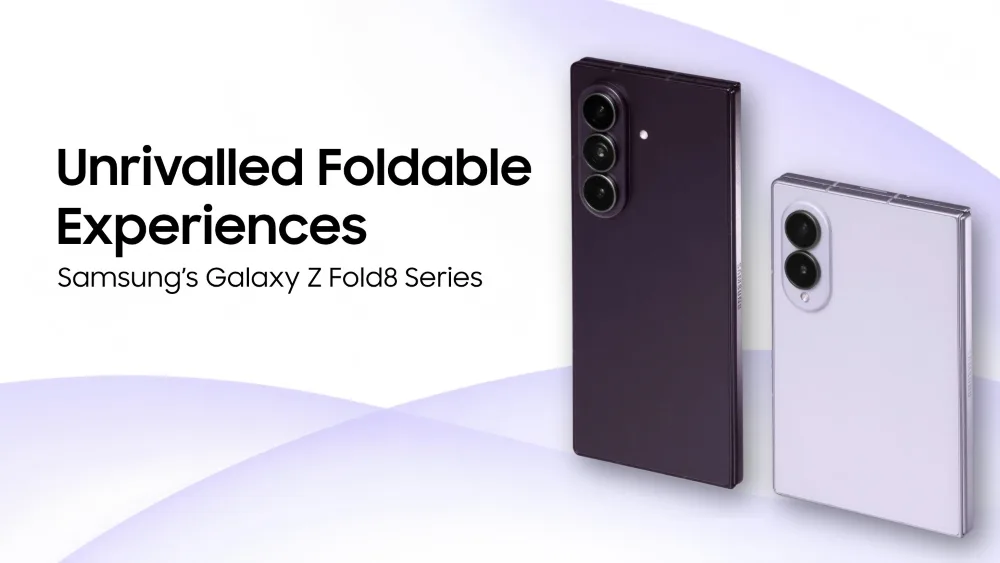 Galaxy Z Fold8 Series จากประกาศของ Samsung ประเทศไทย ใช้ประกอบการเทียบ iPhone Duo vs Galaxy Z Fold8