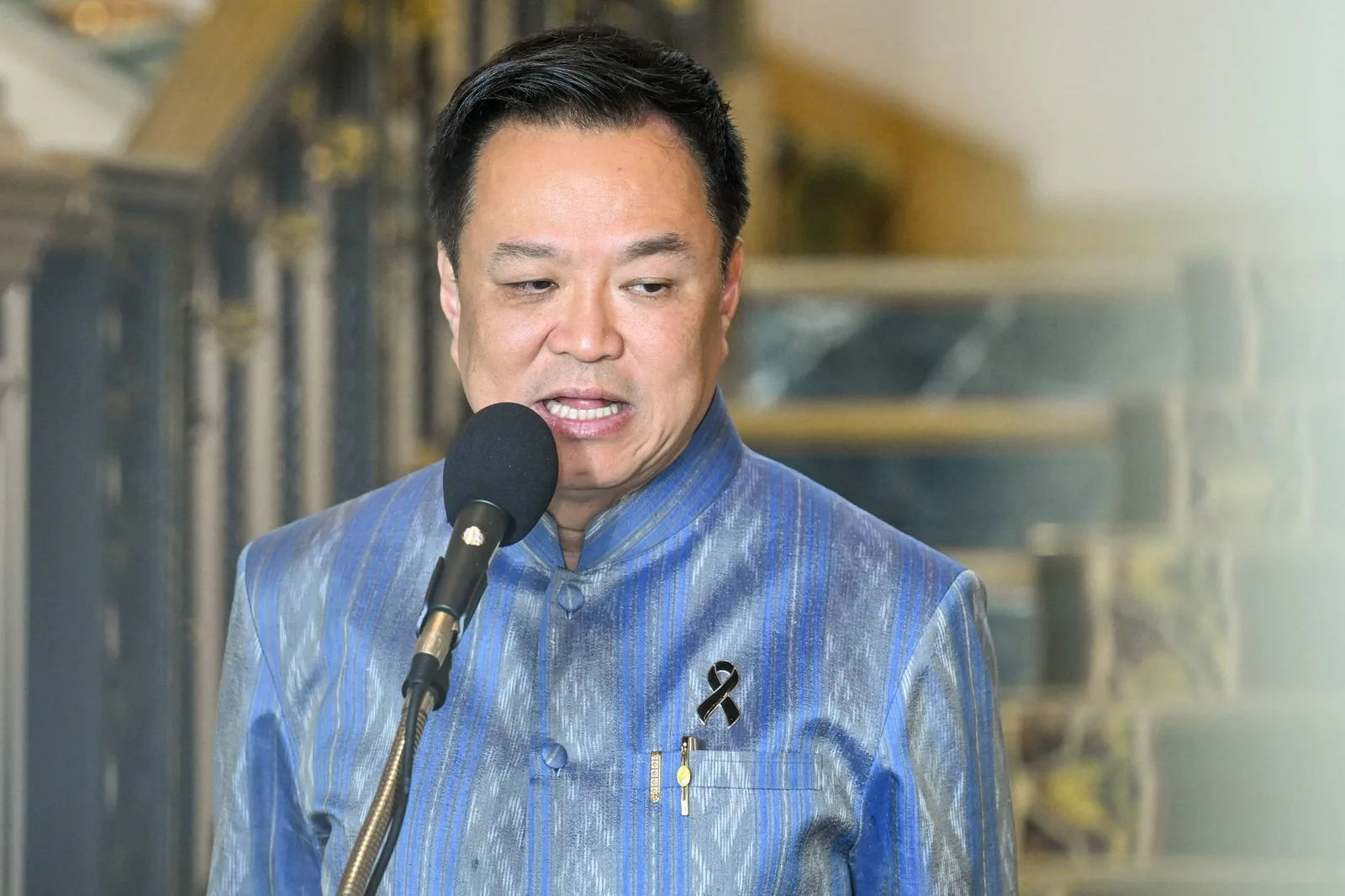 นายกรัฐมนตรีอนุทิน ชาญวีรกูล ให้สัมภาษณ์ที่ตึกไทยคู่ฟ้า ทำเนียบรัฐบาล 22 ตุลาคม 2569
