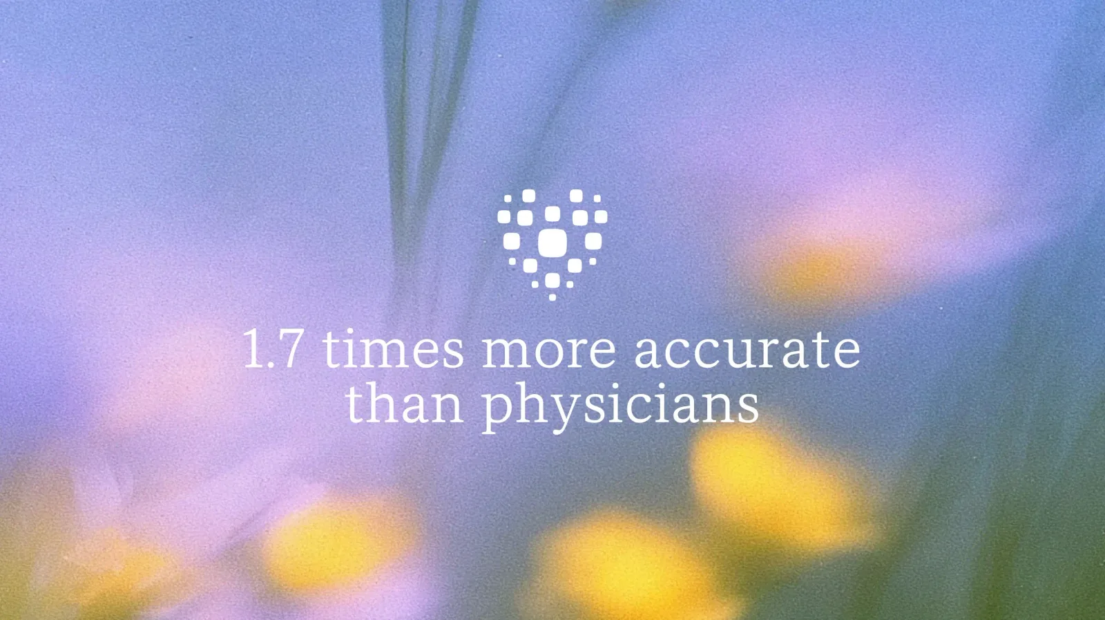 ภาพประกาศ MAI-DxO วินิจฉัยโรคของ Microsoft AI ข้อความ 1.7 times more accurate than physicians