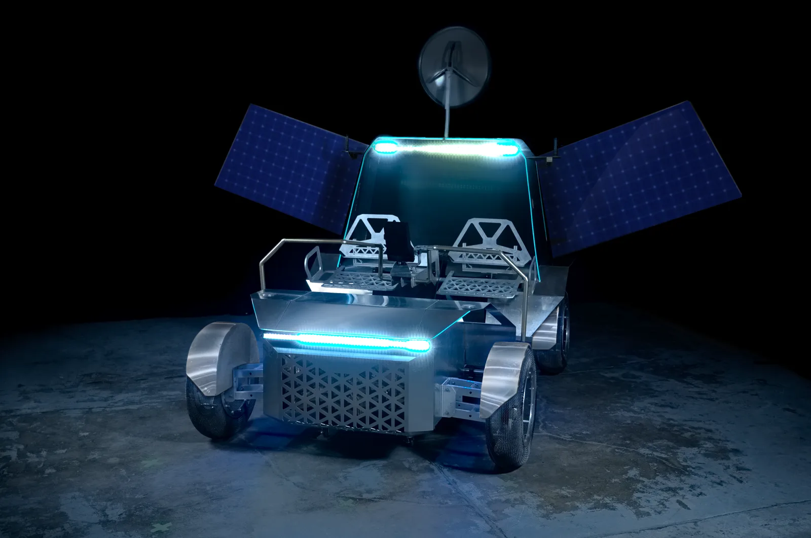 ต้นแบบขนาดเท่าจริงของรถ Pegasus รถสำรวจดวงจันทร์ Moon Base แบบ LTV ของ Lunar Outpost