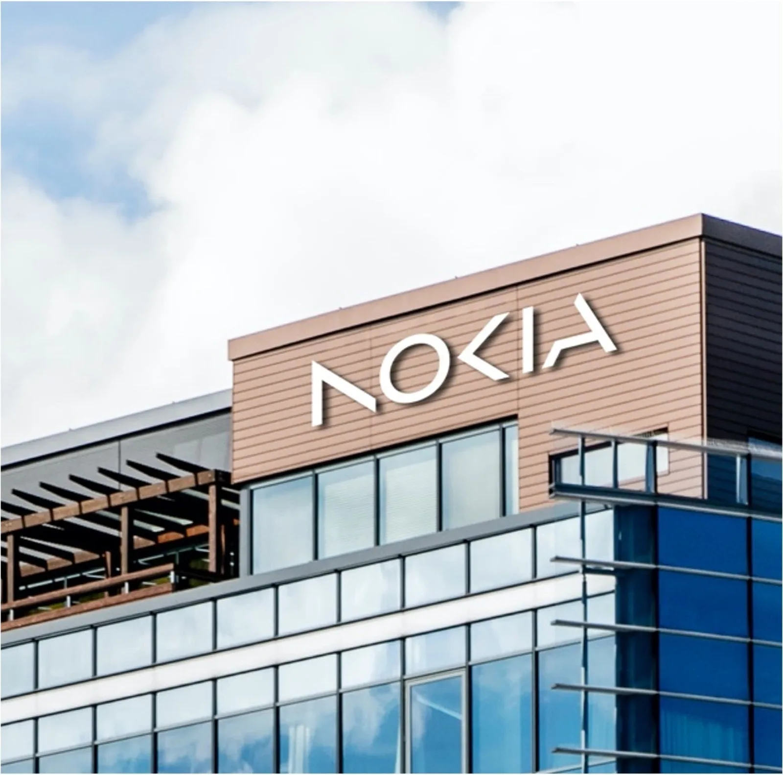 โลโก้ Nokia บนอาคารสำนักงานใหญ่ของ Nokia ที่เมืองเอสโป ประเทศฟินแลนด์ บริษัทที่ประกาศผล Nokia ไตรมาส 3/2026