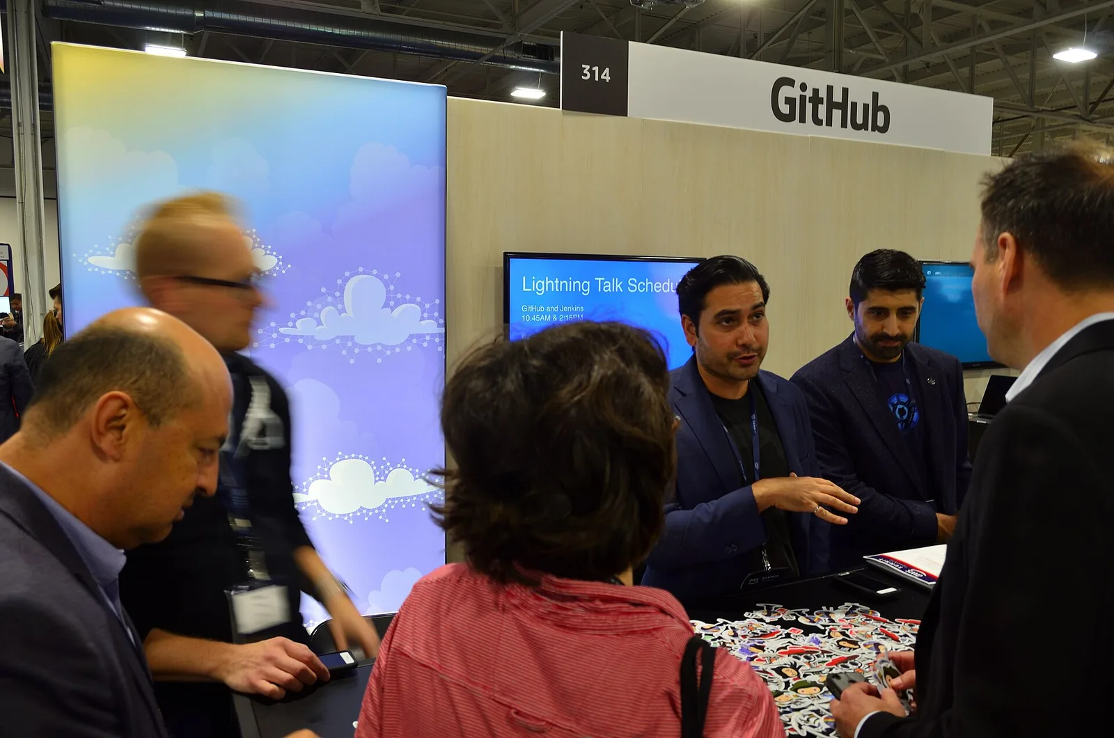 บูธ GitHub ในงาน AWS Toronto Summit 2018