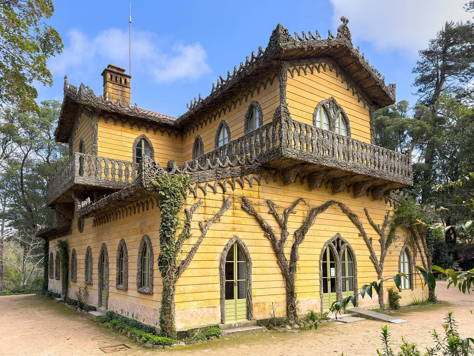 Chalet of the Countess of Edla ในสวน Park of Pena ภาพถ่ายเดือนกุมภาพันธ์ 2026