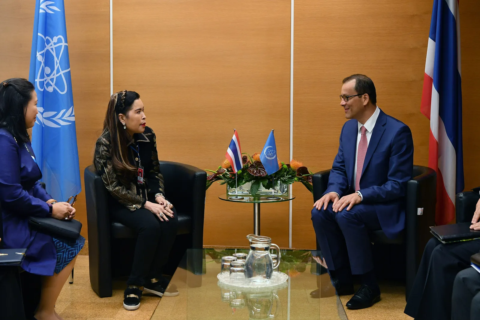 การหารือกับผู้อำนวยการใหญ่ IAEA (รักษาการ) ที่กรุงเวียนนา วันที่ 17 กันยายน 2562 (ค.ศ. 2019)