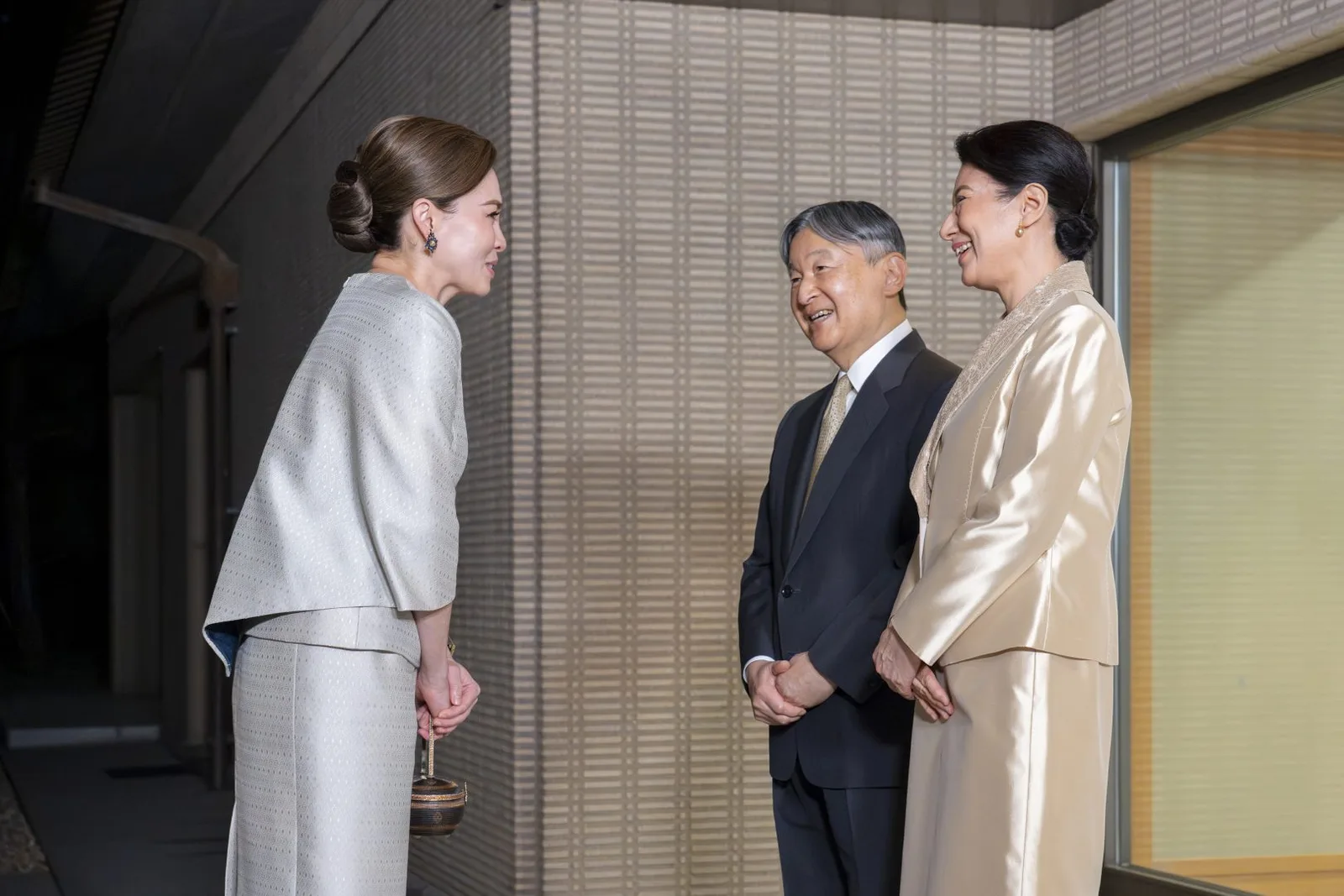 ภาพจากหน่วยราชการในพระองค์ ณ พระราชวังอิมพีเรียล (The Imperial Residence) กรุงโตเกียว ประเทศญี่ปุ่น วันที่ 20 ตุลาคม 2569