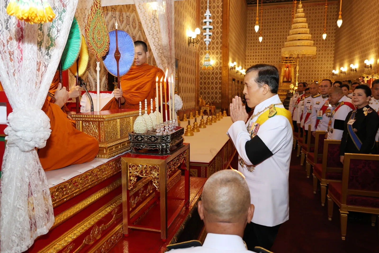 ภาพบันทึกจากหน่วยราชการในพระองค์ ครบรอบ 1 ปี วันสวรรคต ณ พระที่นั่งดุสิตมหาปราสาท ภาพที่ 7