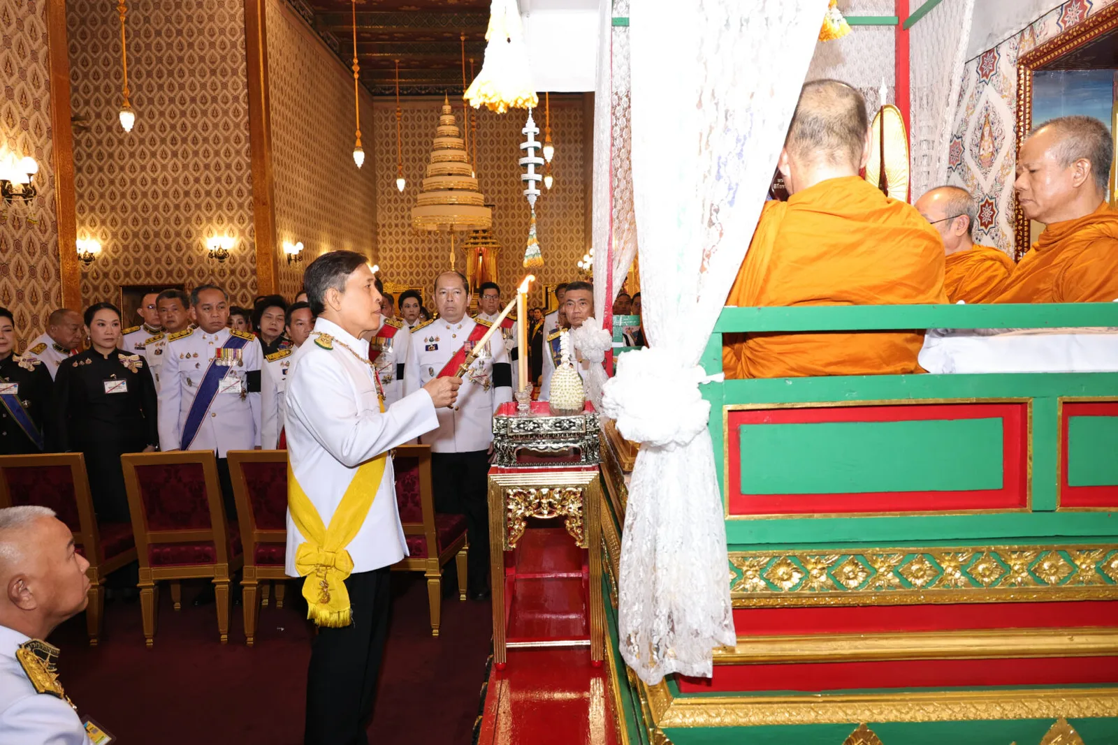 ภาพบันทึกจากหน่วยราชการในพระองค์ ครบรอบ 1 ปี วันสวรรคต ณ พระที่นั่งดุสิตมหาปราสาท ภาพที่ 8