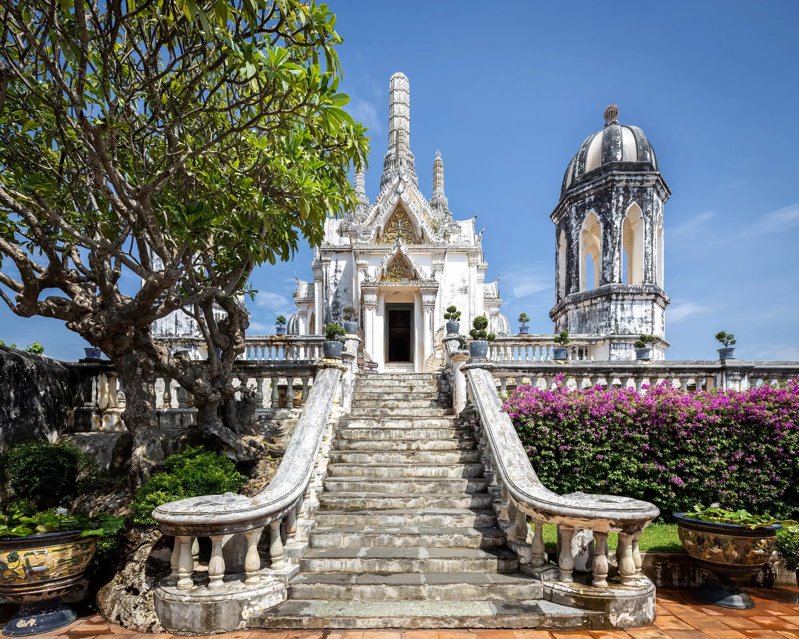 พระที่นั่งเวชยันต์วิเชียรปราสาท บนพระนครคีรี ภาพถ่าย พ.ศ. 2567