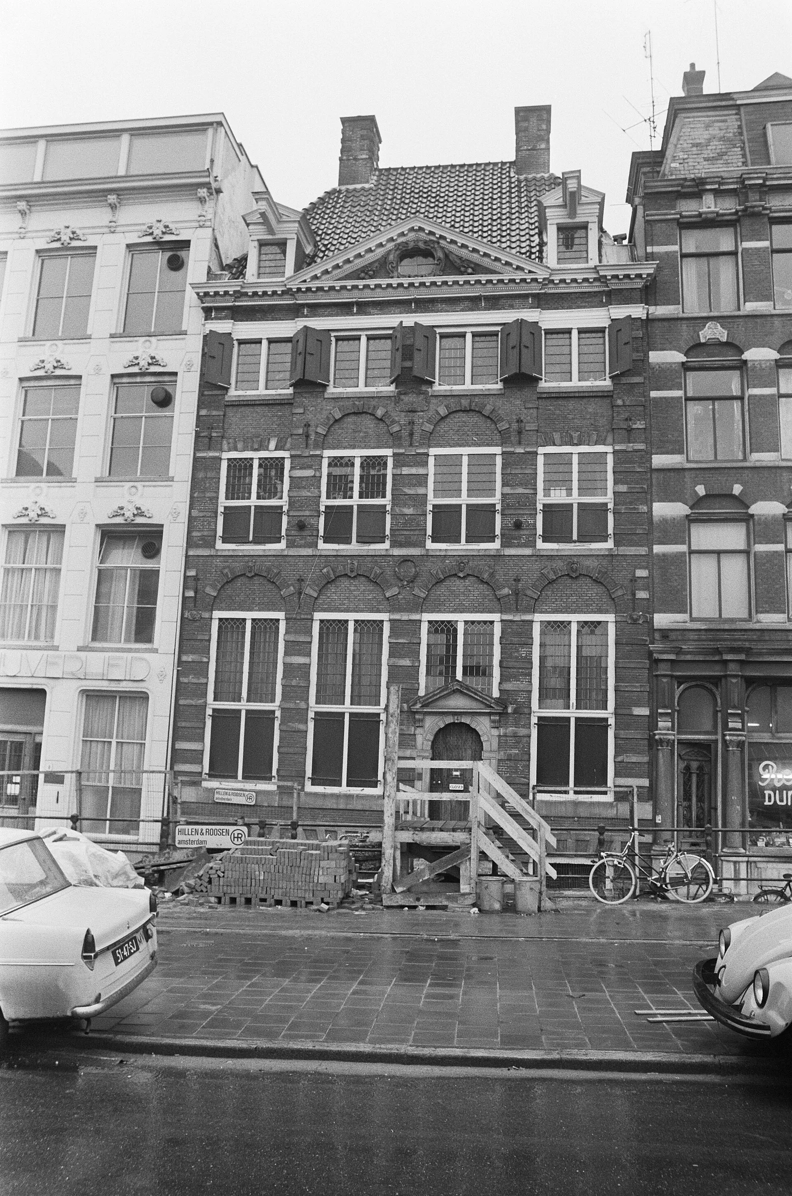 การบูรณะบ้านแรมบรันต์ ภาพถ่ายเมื่อ 15 มกราคม 1975