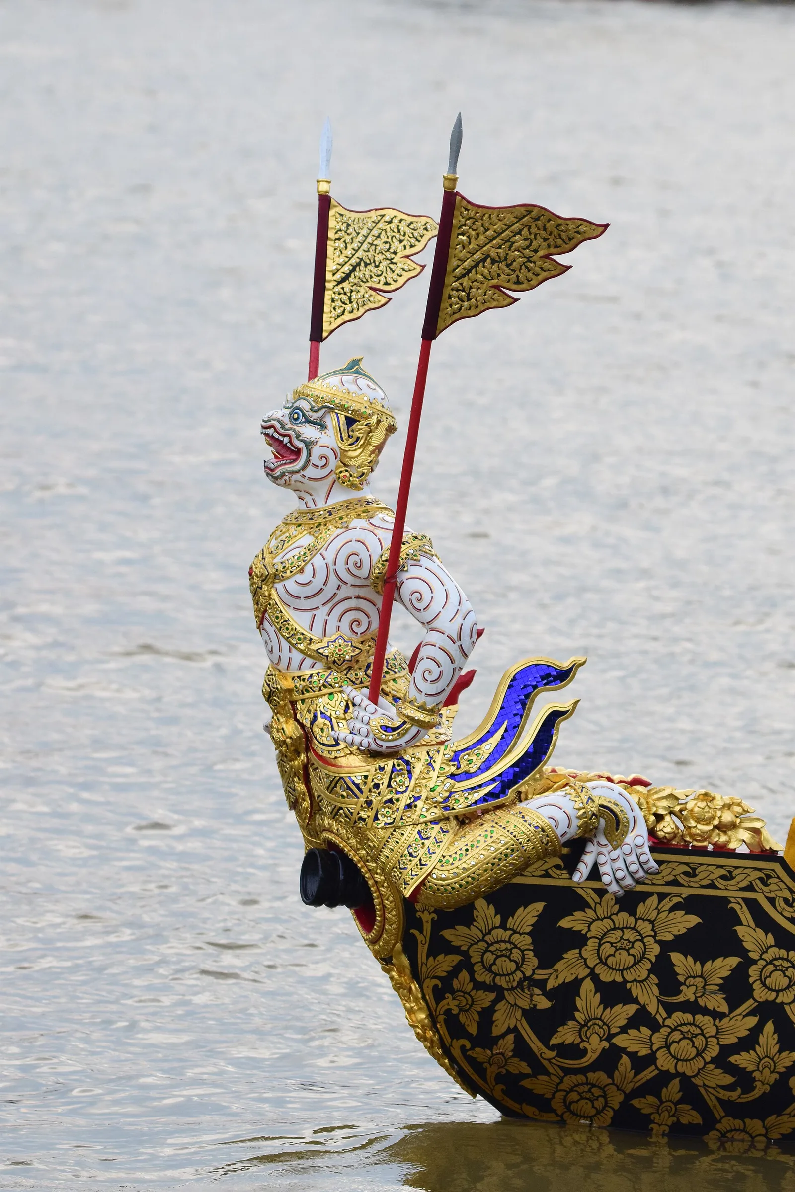โขนเรือกระบี่ปราบเมืองมาร ในการซ้อมขบวน พ.ศ. 2567