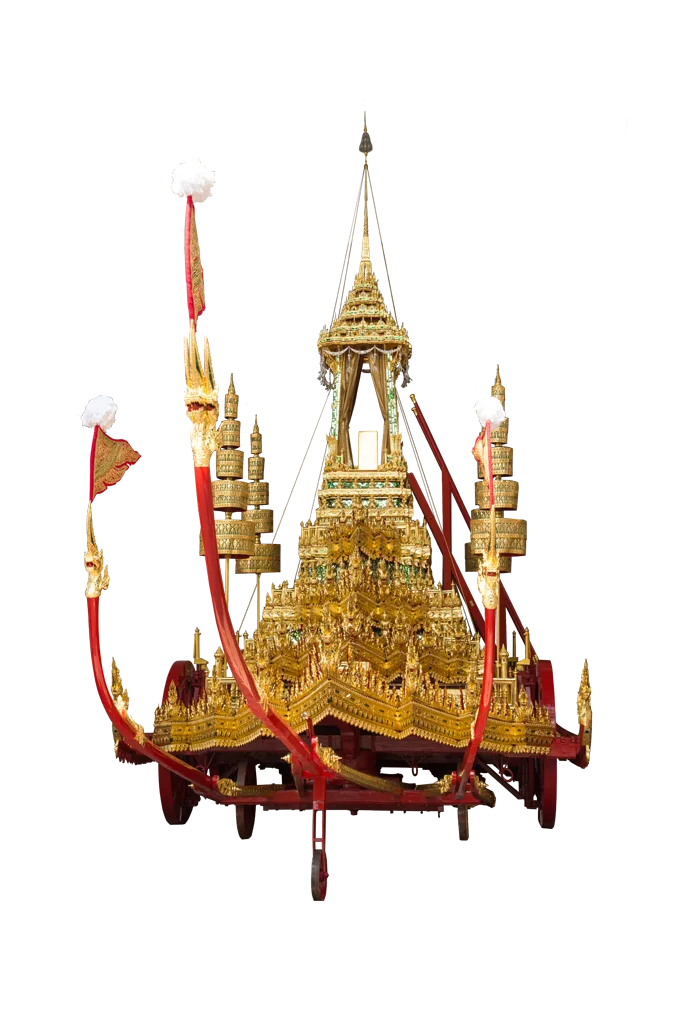 ราชรถน้อย เลขทะเบียน 9784 ภาพจากฐานข้อมูลพระเมรุมาศ กรมศิลปากร