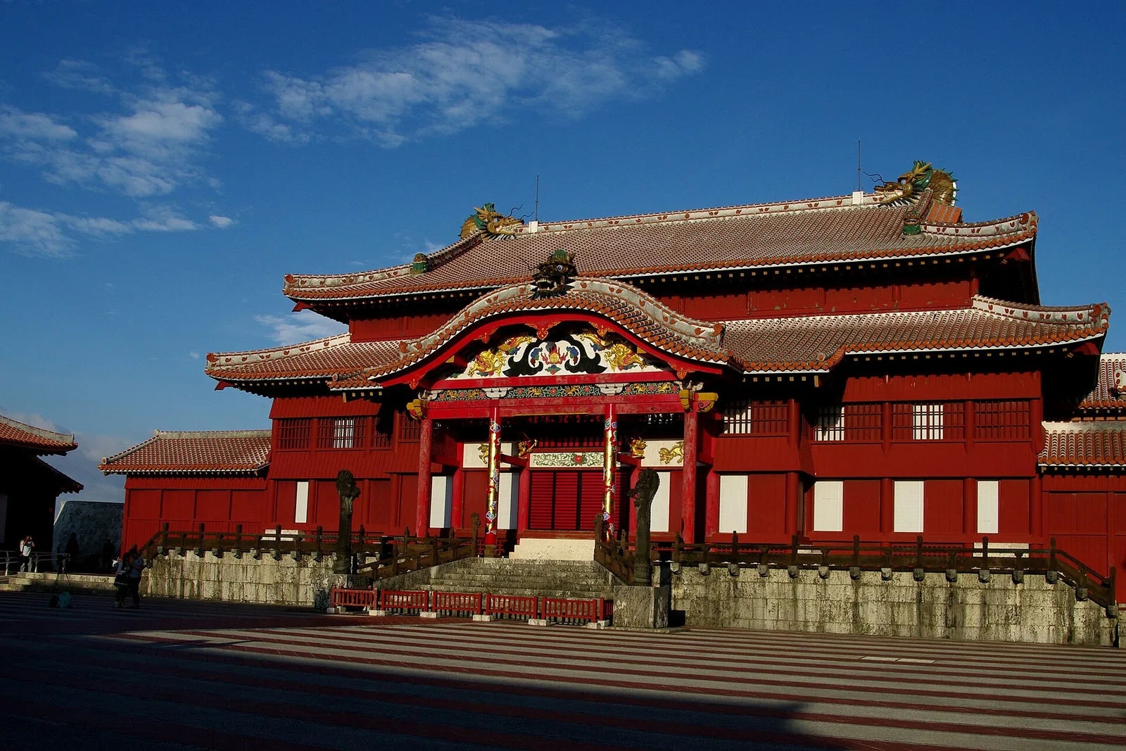 ท้องพระโรงหลักปราสาทชูริก่อนเหตุไฟไหม้ปี 2019 ภาพวันที่ 18 ตุลาคม 2015