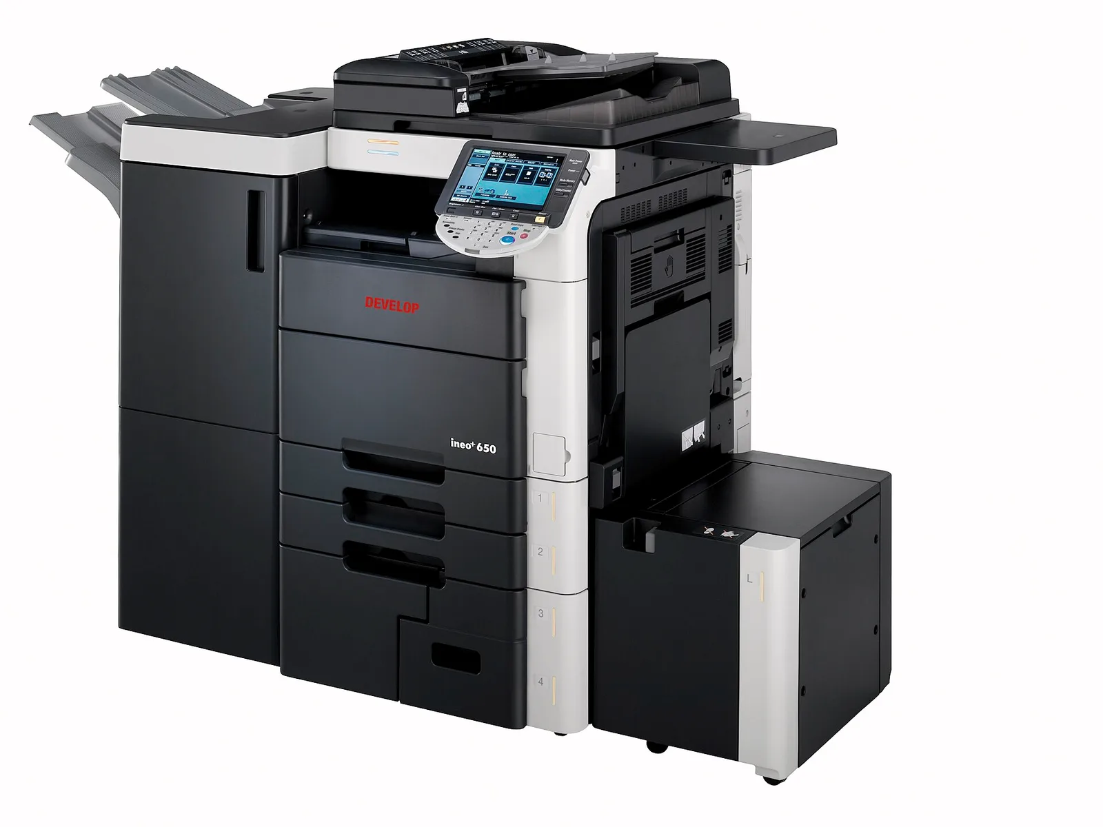 เครื่องมัลติฟังก์ชัน develop ineo+ 650 ตัวอย่างอุปกรณ์สำนักงานที่สแกนเอกสารส่งอีเมล