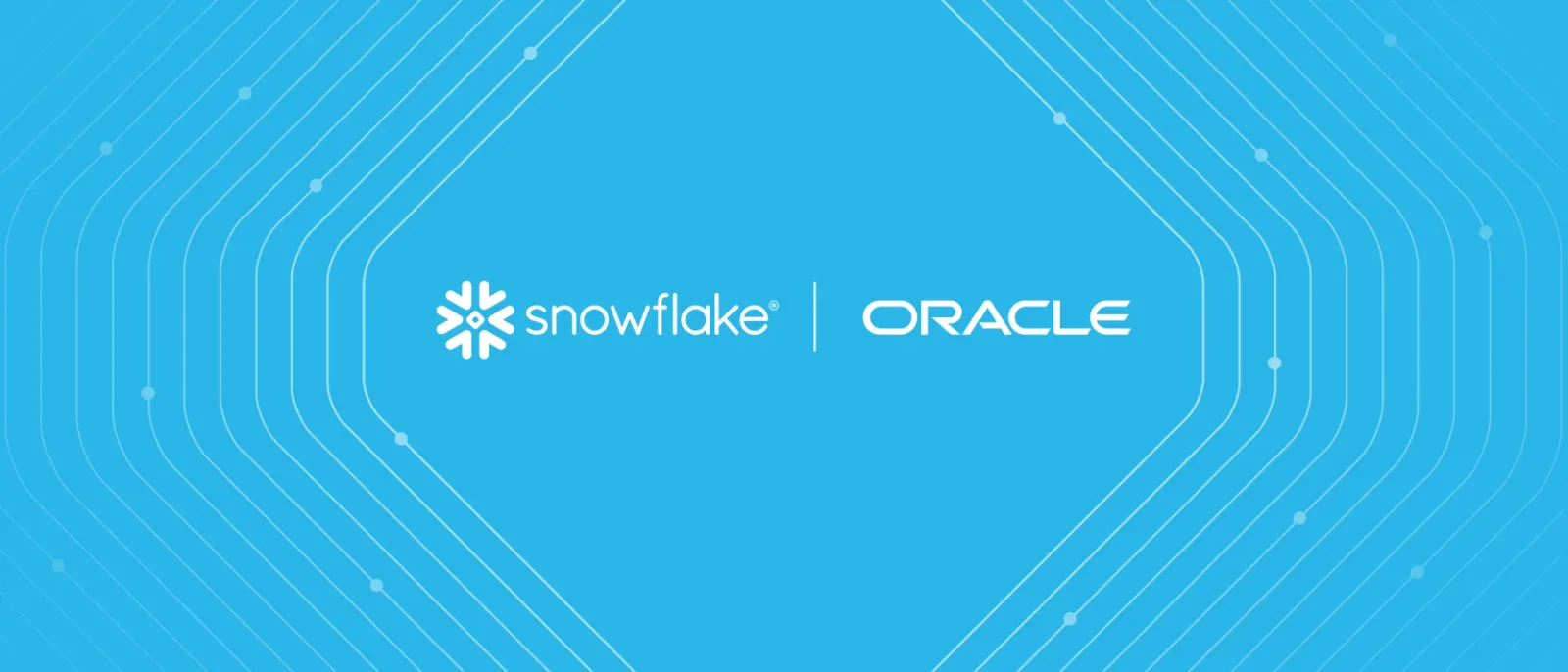 ภาพโลโก้ Snowflake และ Oracle จากบล็อกของ Snowflake