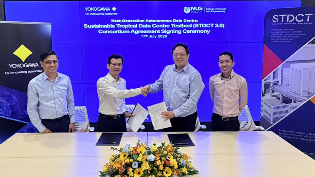 พิธีลงนามของ Yokogawa ในกลุ่ม STDCT 2.0 ฐานทดสอบที่เดินคู่กับมาตรฐาน SS 726:2026