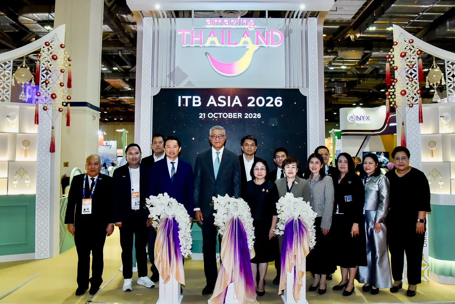 ผู้บริหาร ททท. และคณะร่วมพิธีเปิด Thailand Pavilion ในงาน ททท. ITB Asia 2026 ที่สิงคโปร์ วันที่ 21 ตุลาคม 2026